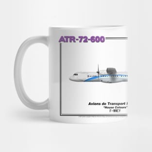 Avions de Transport Régional 72-600 - ATR "House Colours" (Art Print) Mug